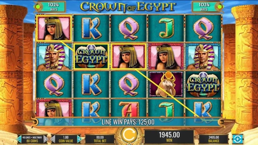 Ingyenes játék Crown of Egypt