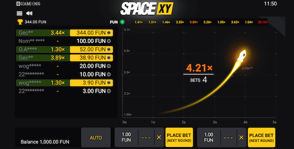 Ingyenes játék Space XY