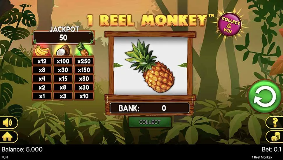 Ingyenes játék 1 Reel Monkey