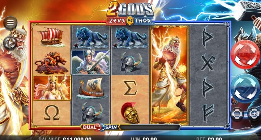 Ingyenes játék 2 Gods: Zeus vs Thor Dualspin