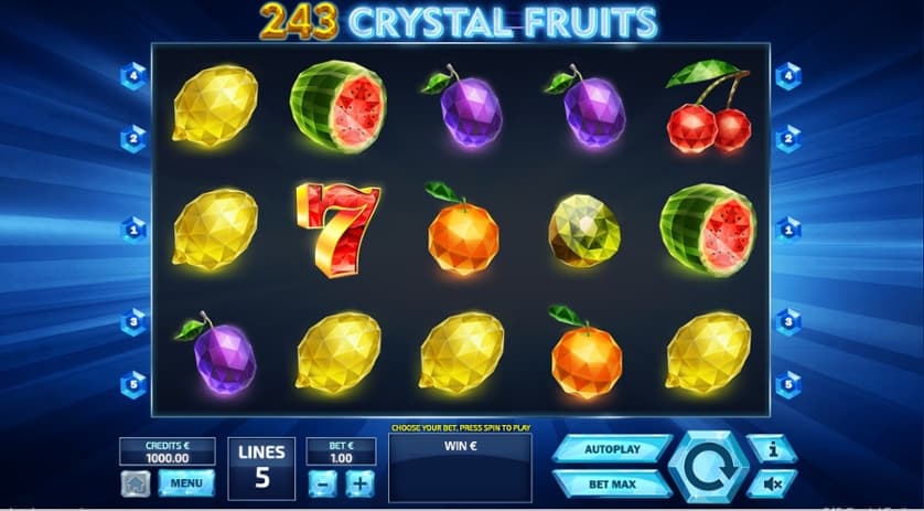 Ingyenes játék 243 Crystal Fruits