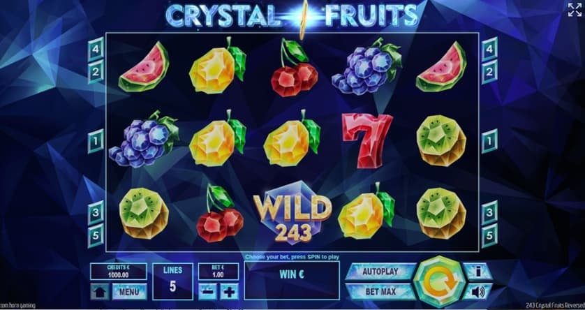 Ingyenes játék 243 Crystal Fruits Reversed