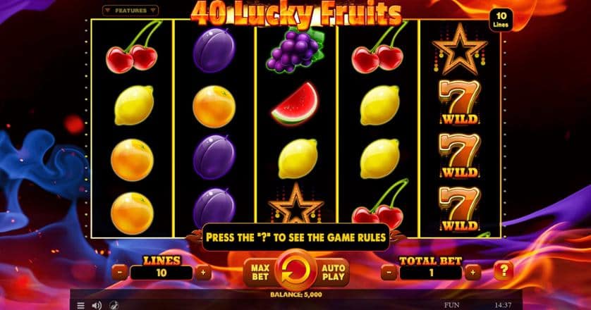 Ingyenes játék 40 Lucky Fruits