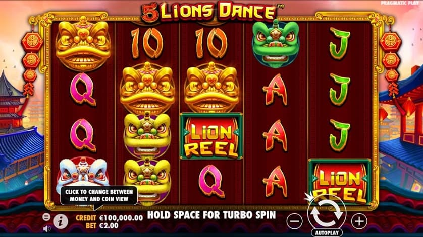 Ingyenes játék 5 Lions Dance