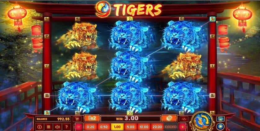 Ingyenes játék 9 Tigers