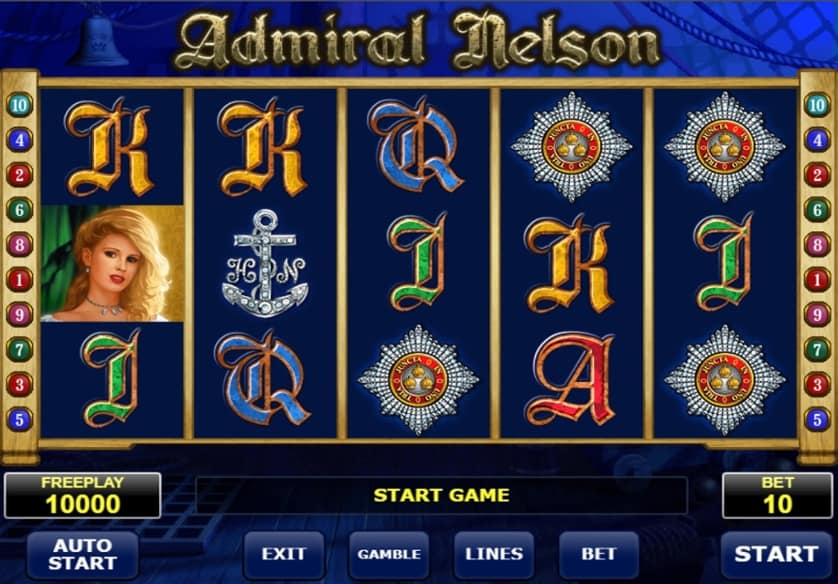 Ingyenes játék Admiral Nelson