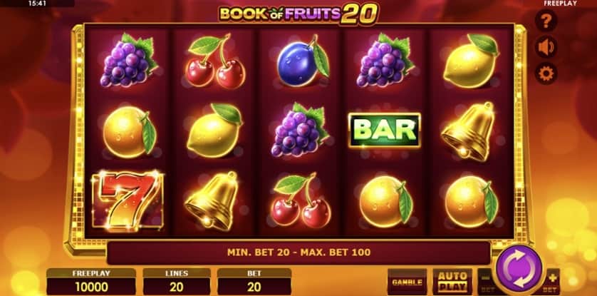 Ingyenes játék Book of Fruits 20