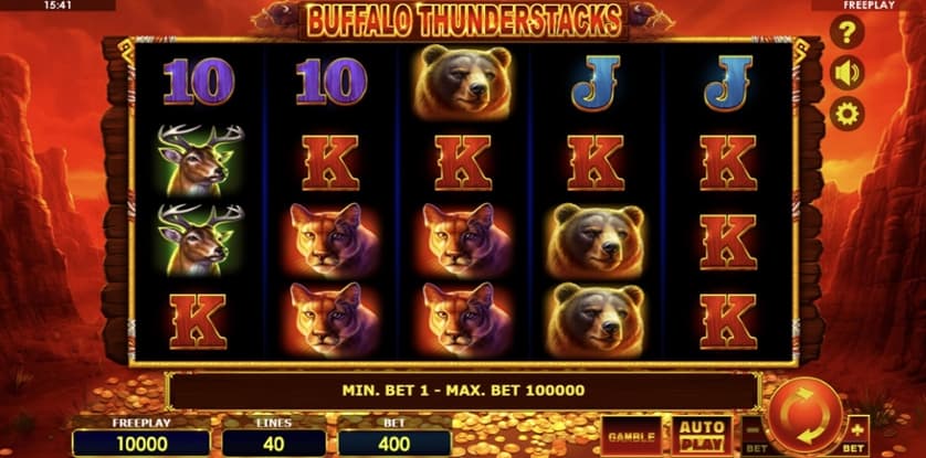Ingyenes játék Buffalo Thunderstacks