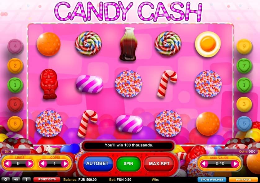 Ingyenes játék Candy Cash