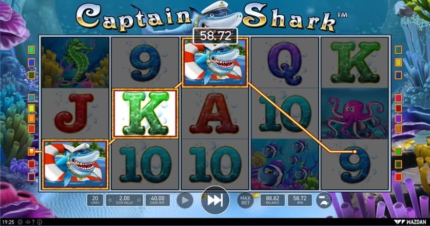Ingyenes játék Captain Shark