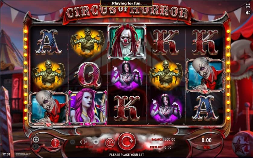 Ingyenes játék Circus of Horror