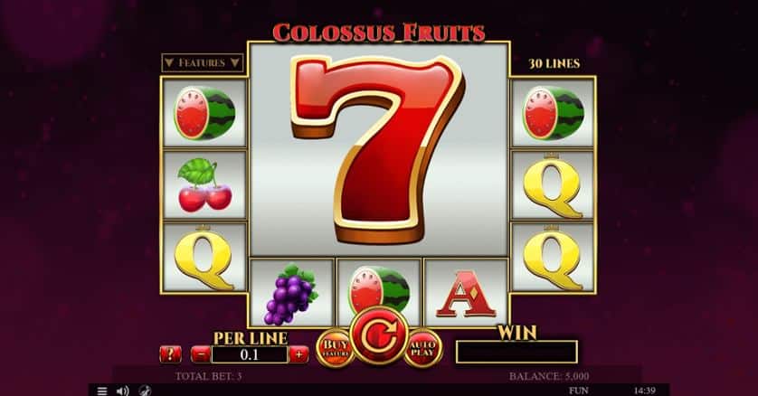 Ingyenes játék Colossus Fruits