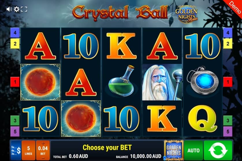 Ingyenes játék Crystal Ball – Golden Nights Bonus