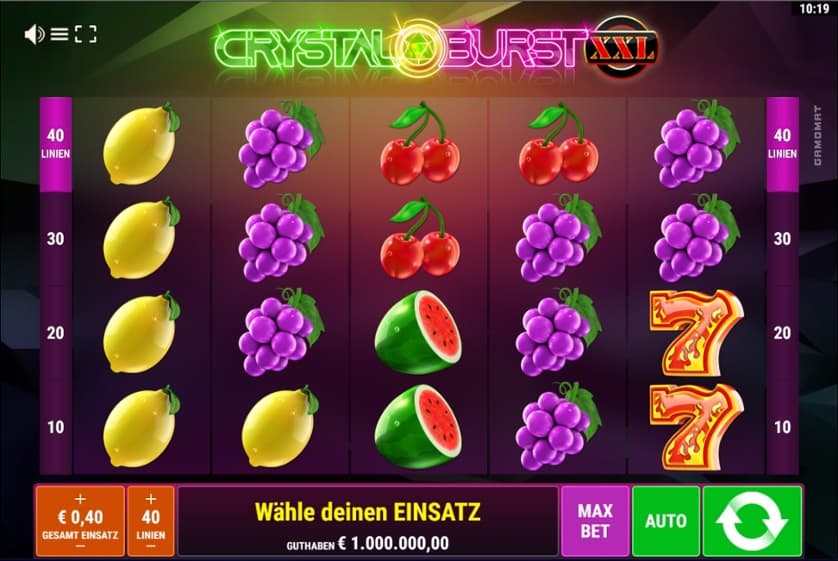Ingyenes játék Crystal Burst XXL