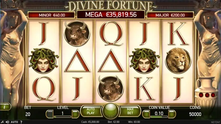Ingyenes játék Divine Fortune
