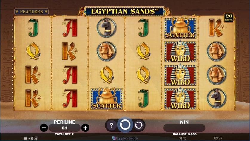 Ingyenes játék Egyptian Sands