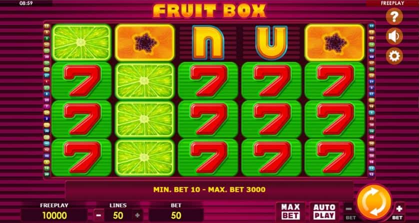 Ingyenes játék Fruit Box
