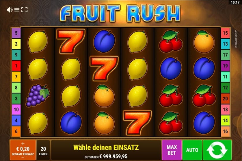 Ingyenes játék Fruits Rush