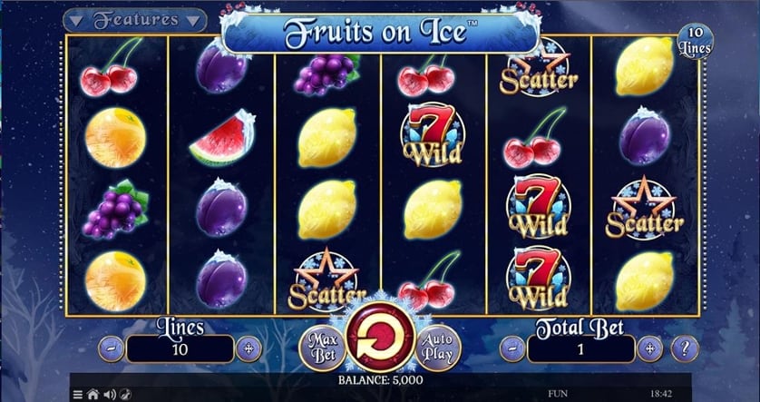 Ingyenes játék Fruits On Ice