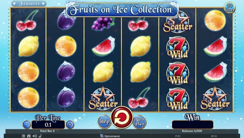 Ingyenes játék Fruits on Ice Collection – 30 Lines