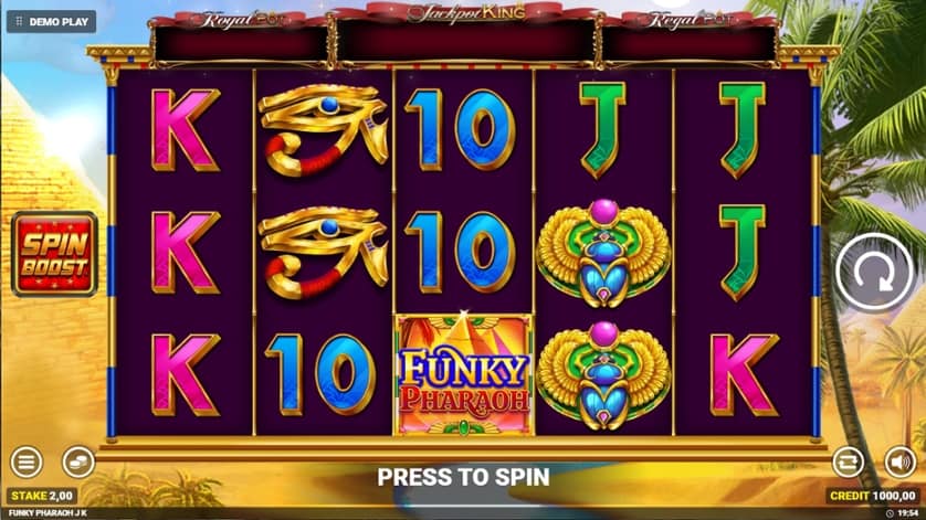 Ingyenes játék Funky Pharaoh: Jackpot King