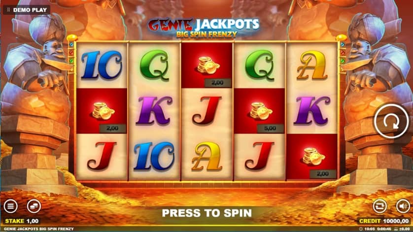 Ingyenes játék Genie Jackpots: Big Spin Frenzy