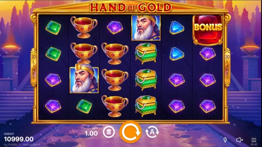 Ingyenes játék Hand of Gold