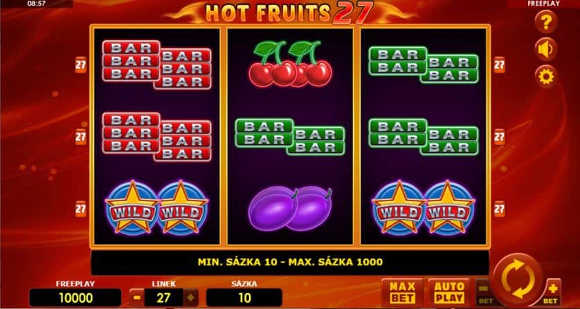 Ingyenes játék Hot Fruits 27