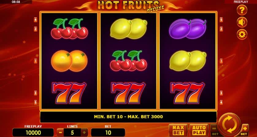 Ingyenes játék Hot Fruits Deluxe