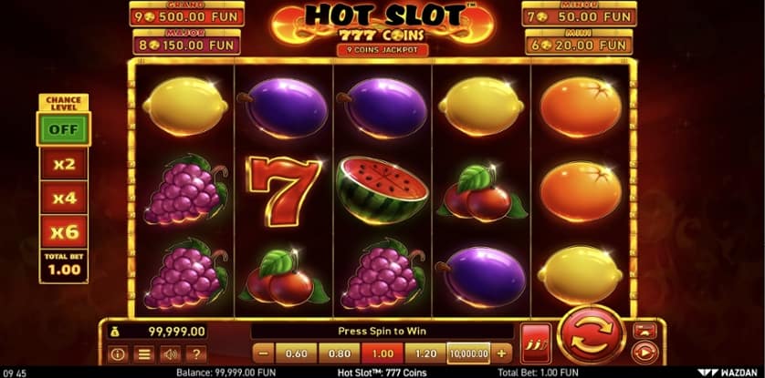 Ingyenes játék Hot Slot: 777 Coins