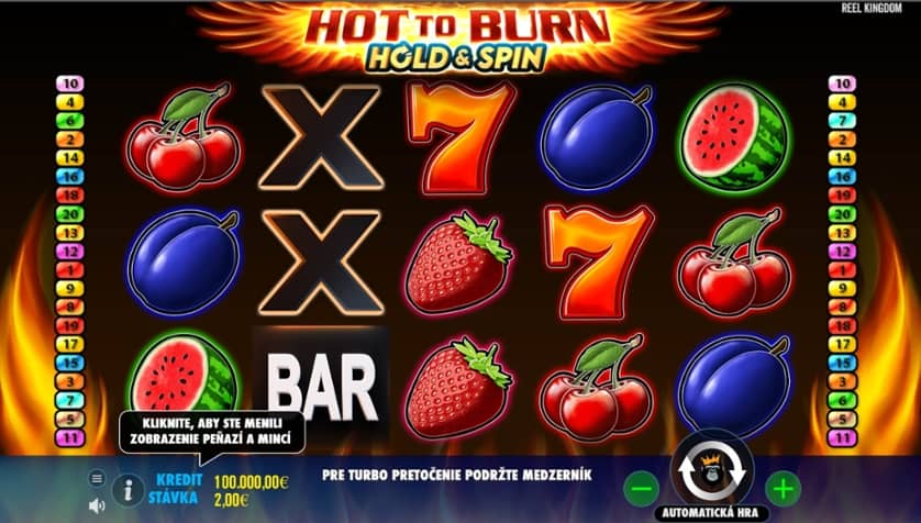 Ingyenes játék Hot to Burn Hold and Spin