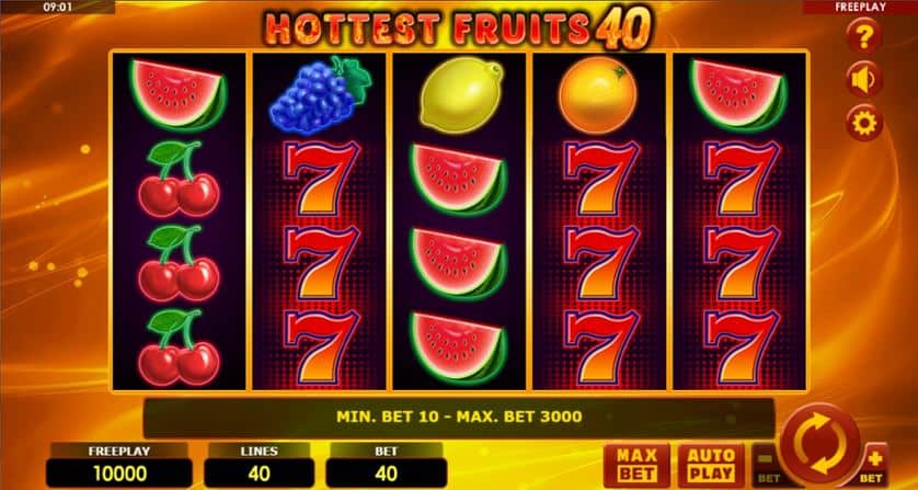 Ingyenes játék Hottest Fruits 40