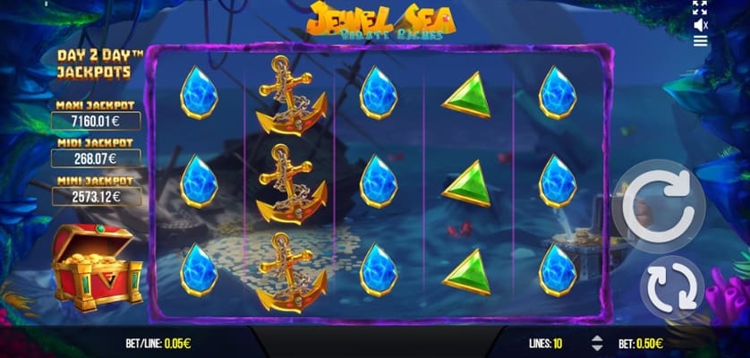 Ingyenes játék Jewel Sea Pirate Riches