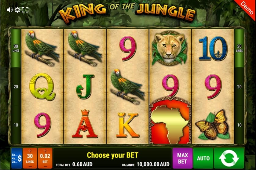 Ingyenes játék King of the Jungle