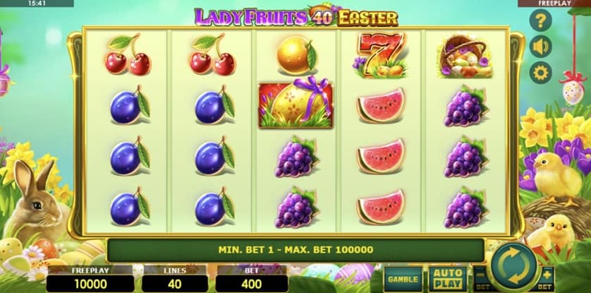 Ingyenes játék Lady Fruits 40 Easter