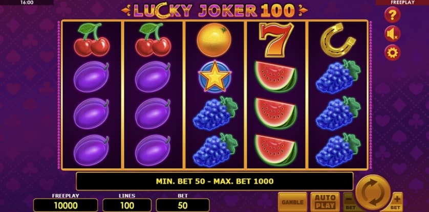 Ingyenes játék Lucky Joker 100