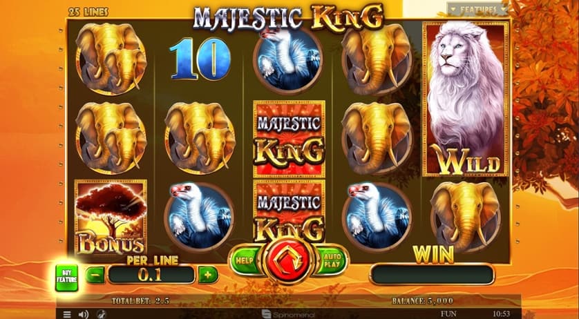 Ingyenes játék Majestic King