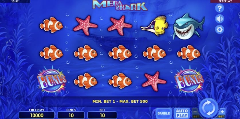 Ingyenes játék Mega Shark