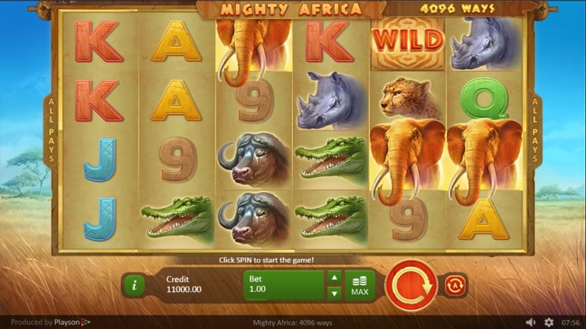 Ingyenes játék Mighty Africa
