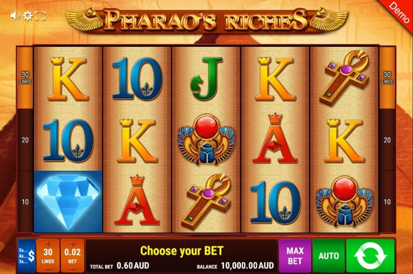 Ingyenes játék Pharao’s Riches