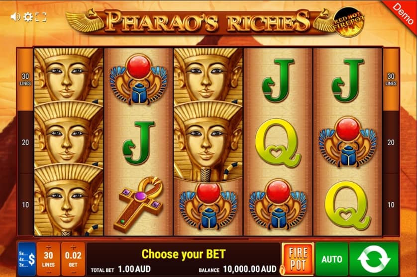 Ingyenes játék Pharao’s Riches – Red Hot Firepot