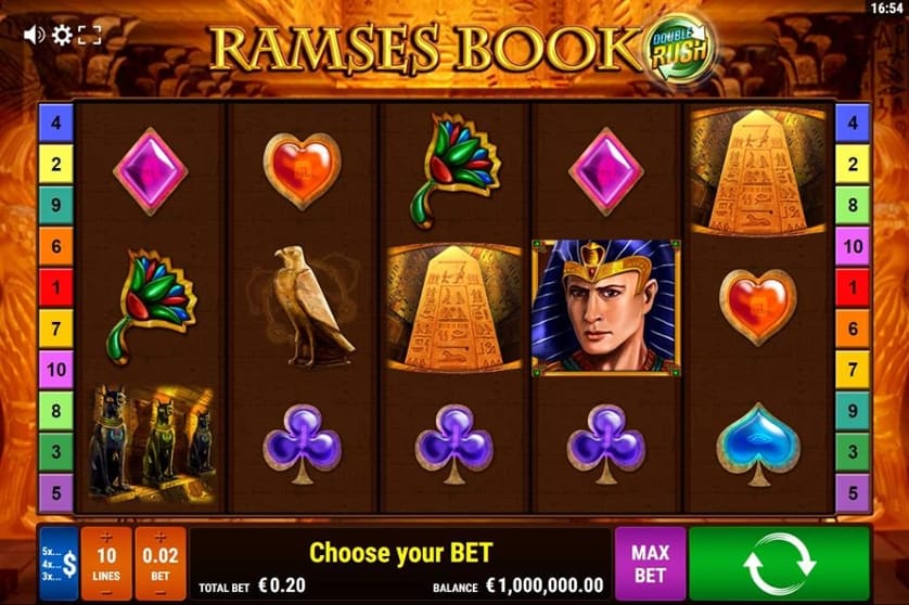 Ingyenes játék Ramses Book – Double Rush