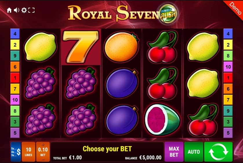 Ingyenes játék Royal Seven  – Double Rush