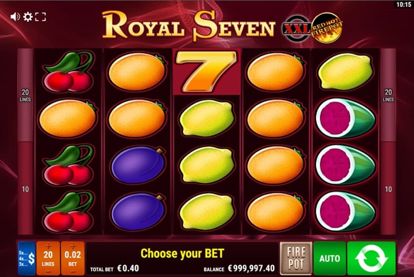 Ingyenes játék Royal Seven XXL – Red Hot Firepot