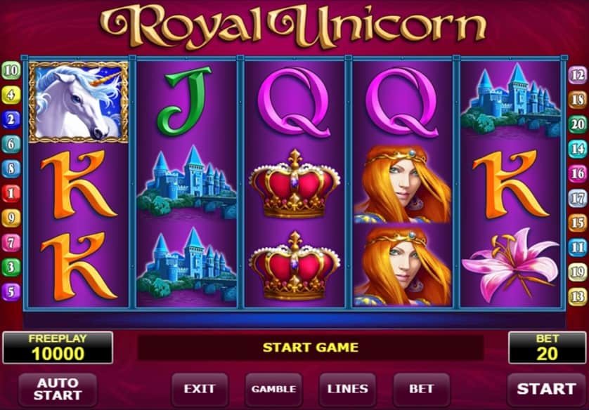 Ingyenes játék Royal Unicorn