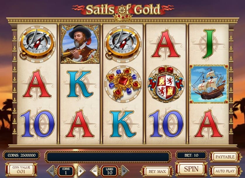 Ingyenes játék Sails of Gold