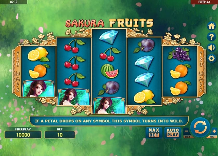 Ingyenes játék Sakura Fruits