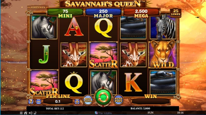Ingyenes játék Savannah’s Queen