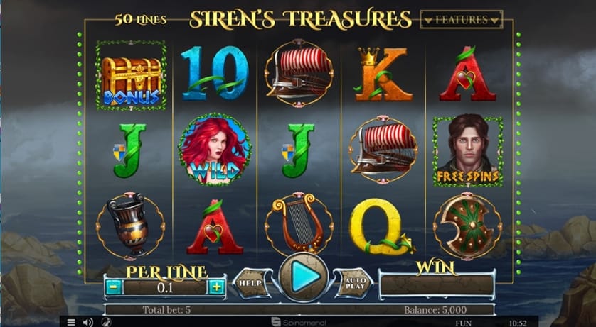 Ingyenes játék Sirens Treasures