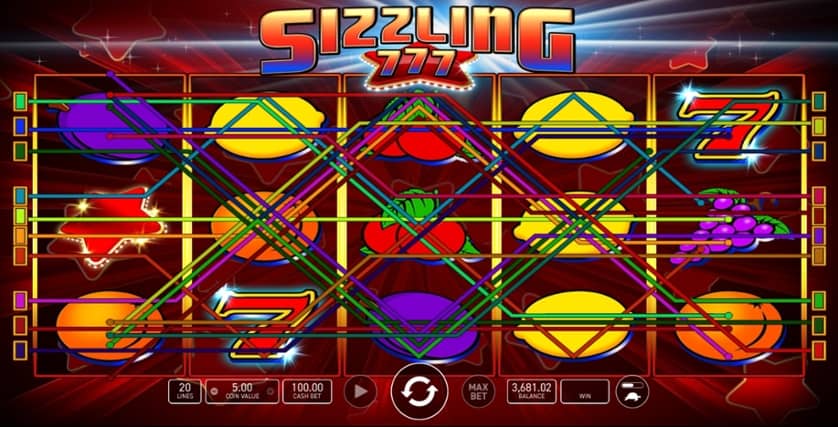 Ingyenes játék Sizzling 777